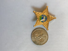 Deputy Sheriff Florida Mini Badge Emblem Pin Tie Tac 1" Hat Pin