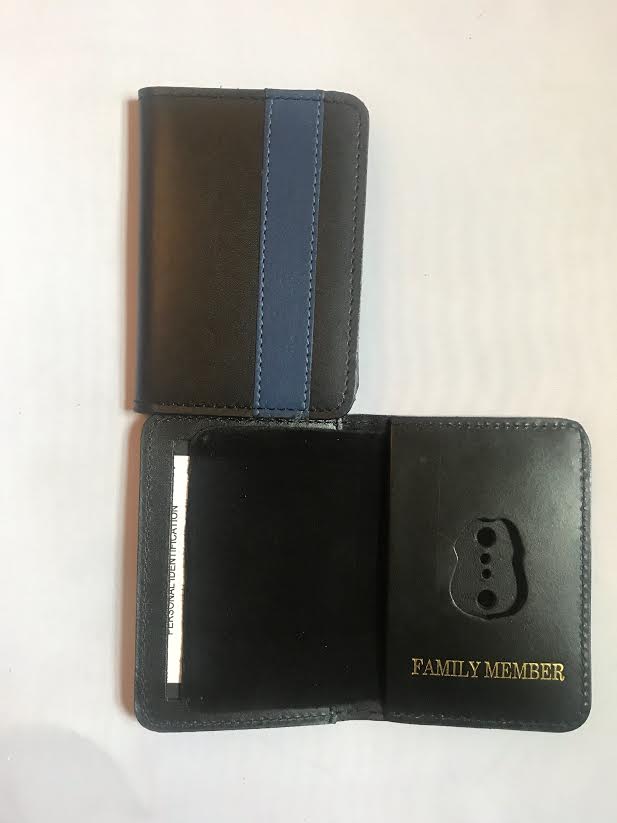 THIN BLUE LINE SERGEANT FAMILY MEMBER MINI SHILED AND ID WALLET FITS NYPD MINI