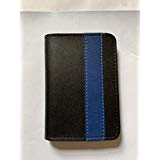 New York City Police Officer Son Thin Blue Line Mini Shield ID Wallet