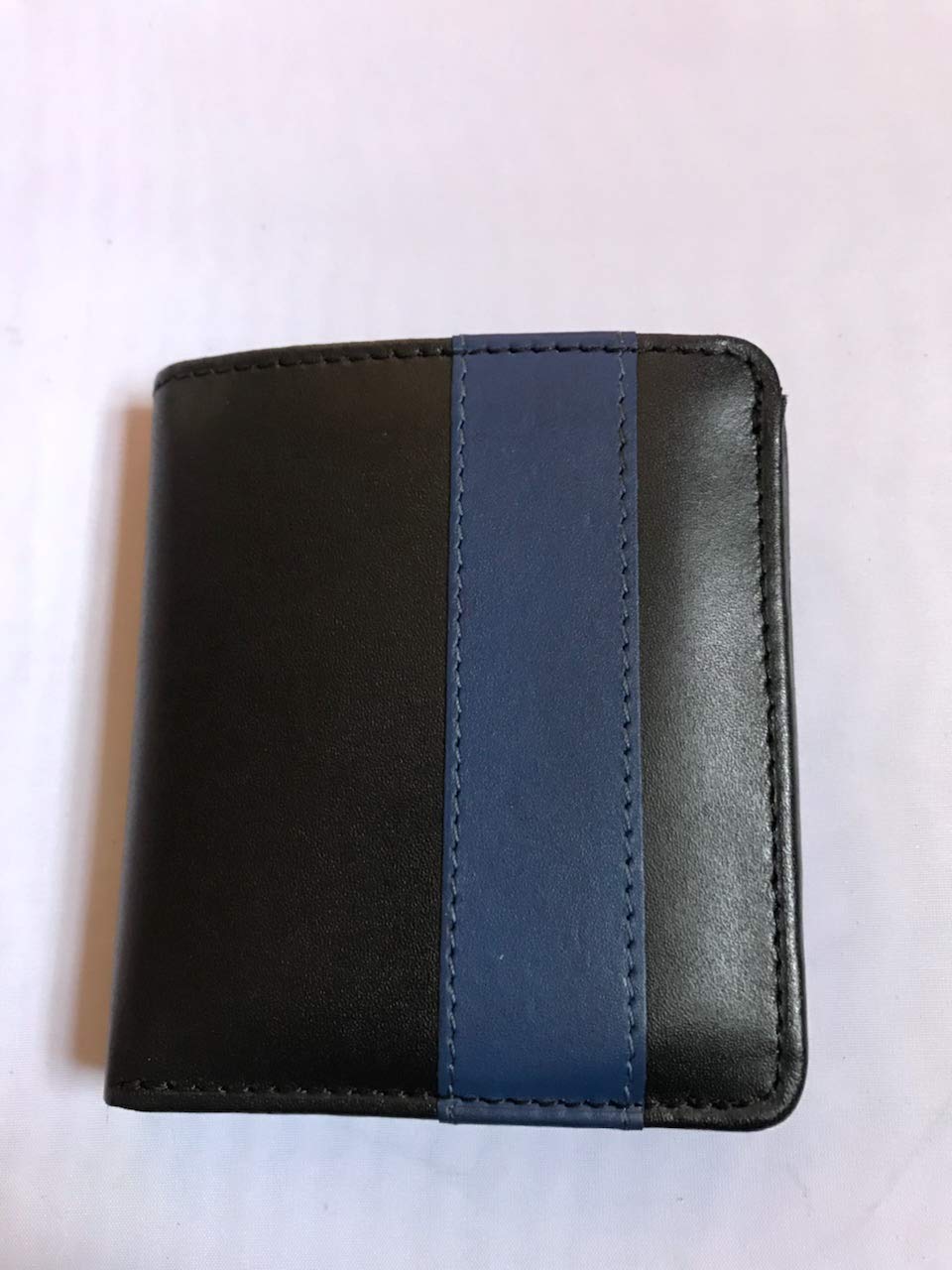 THIN BLUE LINE WALLET BADGE HOLDER FITS NYPD, CREDIT CARD ID, BILLFOLD AND PICTURES