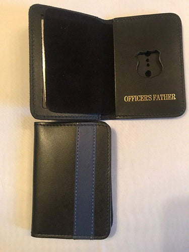 NY Police Officer Thin Blue Line Officer Father Mini Shield ID Wallet - 2020
