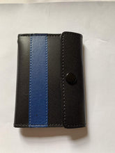 NYPD THIN BLUE LINE POLICE OFFICER BADGE AND ID SNAP WALLEt