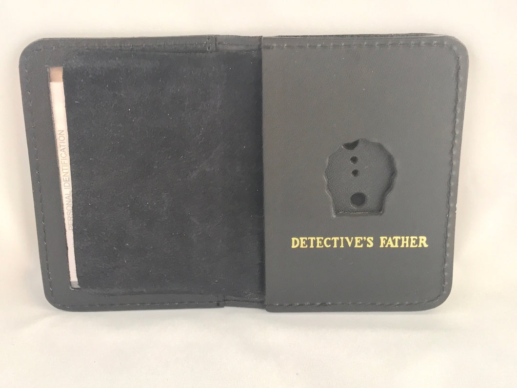 New York City   Detective Father Mini Shield and ID wallet
