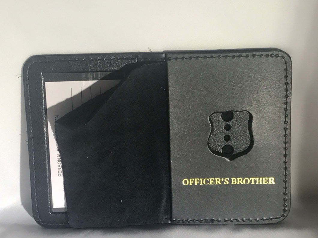 New York City  Police Officer Brother Mini Shield and ID wallet