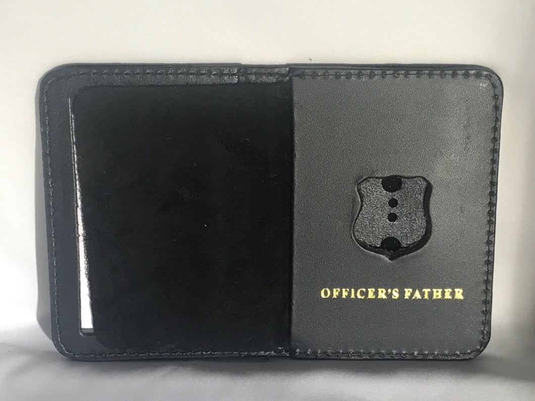 New York City   Police Officer Father Mini Shield and ID wallet