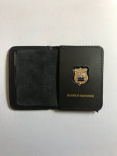 NY Police Officer Thin Blue Line Family Member Mini WITHShield ID Wallet -
