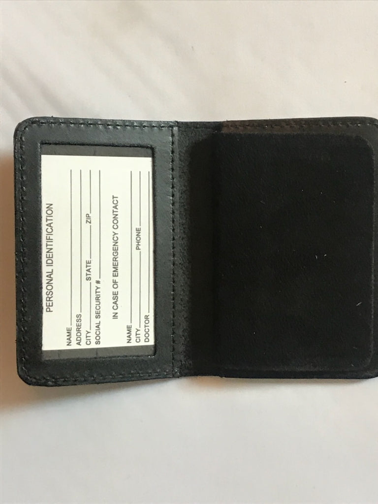 THIN BLUE LINE OFFICER SON MINI SHIELD WALLET ID HOLDER FITS NYPD MINI Thin blue line officer son mini shield wallet id holder fits nypd mini