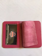 New York City   POLICE OFFICE MINI BADGE  PLAIN  PINK WALLET AND ID HOLDER