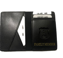 New YorkCity Police Officer family member mini shield wallet