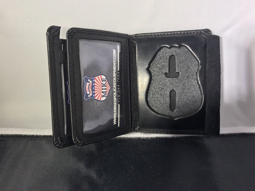 NY Sergeant Double ID Shield /Credit Card /Wallet Bill Fold