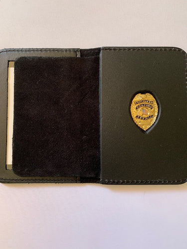 Concealed Weapons Carry Permit GOLD Mini Badge Wallet And ID Holder