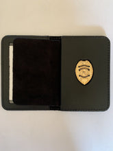 Security Enforcement Officer SEO Leather Badge Bi Fold Men's Shield Wallet and